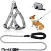 xtemtoamz Guinzaglio Anti Tiro,Guinzaglio per Cani, Guinzaglio A Tracolla per Cani, Guinzaglio Regolabile da 1.2M, Guinzaglio 2 In 1 da Portare A Tracolla, Adatto A Cani da 7,5 A 15 Kg