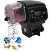 Podazz, erogatore di cibo per pesci d'acquario, distributore di cibo automatico per le vacanze, con timer (AF-2009D)