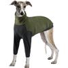 PUMYPOREITY Maglione per Levrieri, Pigiama per Levrieri Vestito per Levrieri Giacca Levrieri Calda Cappottino Cane Taglia Media(Verde militare, XL)