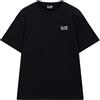 EMPORIO ARMANI T-SHIRT IN JERSEY DI COTONE CON MAXI LOGO LOGO SERIES Tempo Libero