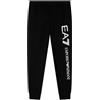 EMPORIO ARMANI PANTALONI LARGHI JOGGER IN COTONE CON COULISSE LOGO SERIES Tempo Libero