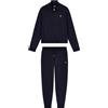 EMPORIO ARMANI TUTA COTONE STRETCH CON ZIP E LOGO IN METALLO CORE LADY Tempo Libero