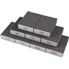 Carehabi Set di 9 spugne abrasive, grana 36/60/80/120/220, carta vetrata a umido e asciutto, per legno, auto, metallo, vernice, pareti, vetro, carta vetrata morbida