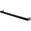 Amig - Portasciugamani da bagno Mod. Oma-2 | Supporto da parete per asciugamani Con viti incluse | 490 x 70 x 30 mm | Zamak | Nero opaco