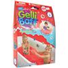 ZIMPLI - Gelli Baff Rosso, 1 bagno o 6 usi per giocare, come per magia l'acqua si trasforma in melma, regalo antistress soddisfacente per bambini, giocattolo Montessori