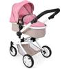 Bayer Chic 2000 595 36 Mika - Passeggino per bambole combinato, colore: rosa
