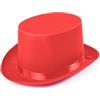 Bristol Novelty Bh501 Cappello a Cilindro, in Raso, Unisex, Taglia Unica, Colore Rosso Halloween