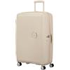 American Tourister carrello Soundbox Spinner 77/28 TSA EXP Trolley Coconut Sand avorio