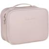XFSRG Beauty Case da Viaggio Multifunzione Rettangolare Portatile Borsa Toilette Capiente con Manico Portatrucchi da Viaggio Organizer Trousse Trucchi per Donna (Bianco)