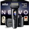 Braun NEVO Rasoio Elettrico Barba, Custodia Power Case, NEVO17015C, Grafite