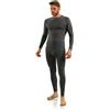 sesto senso Biancheria Intima Uomo Cotone Set Termica Funzionale Maglia Maniche Lunghe Pantaloni Lunghi
