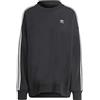 Adidas Felpa da donna nera IB7444