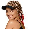 CHENNAN Sciarpa da donna con visiera a bordo turbante Cappelli da baseball attaccati Visiera morbida da donna Bandana stampata anti-UV per protezione solare e copricapi estivi, stile 1, L