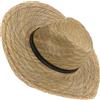 AMUSLESUR Cappello alla Moda Ampia Falda di Paglia Uomo Estivo Leggero e Protezione UV e attività All'aperti per Viaggi e attività All'aperto in Giardino
