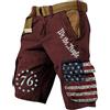 MOKBAY Pantaloni Corti Cargo Uomo Estivi Shorts Cargo Corti Pantaloncini da Lavoro Uomo Leggeri Bermuda Sportivi con Tasche