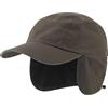 Decentron Cappello invernale da uomo, impermeabile, riflettente, foderato in pile, con paraorecchie, caldo berretto da baseball sportivo