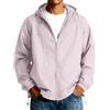 DUHGBNE Giacca Uomo Primaverile Giacca Mezza Stagione Uomo Giubbotto Leggero Lunga Maniche con Zip Casual Giubbotto Estivo e Tasche Bomber Jacket con Cappuccio Antivento Sportiva Giubbino