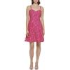 Guess Abito da donna in pizzo con carro armato, Pnk Caldo/Nudo, 46