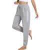 Vlazom Pantaloni Sportivi Donna Pantaloni Tuta Cotone Pantaloni Jogger Elasticizzato Sweatpants,S,B-Grigio