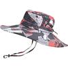 Generico Cappello Uomo Pescatore - Alpinismo Cappuccio Mimetico Corda Esterna Pieghevole Cappello Secchiello Casuale