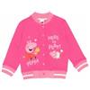 Peppa Pig Giacca bomber da bambina rosa, giacca leggera stile baseball, cappotto per bambini, da 12 mesi a 8 anni