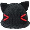 MALSSE Peloso Cartoon Copricapo con Orecchio per Sport All'aperto Cappello Peloso Bambini Oversize Copricapo Cappello per Inverno Caldo Knit Caps