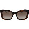 KARL LAGERFELD Women's Sunglasses KL6139S - Striped Brown with Gradient Khaki Lens
