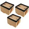 Kit 3 Microfiltri compatibile con Folletto VK135 / VK136