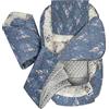 Medi Partners Riduttore Lettino Neonato - 100x60x15 Nido Antisoffoco Neonati 5-Parti Bozzolo Culla per Bebè neonata bilaterale Cuscino 100% Cotone (Acchiappasogni con Minky grigio)