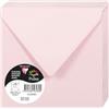 Clairefontaine 5658C - Pacco da 20 Buste gommate - Formato Quadrato 14x14cm - 120g/m² - Colore rosa -Inviti Eventi e Corrispondenza - Gamma Pollen - Carta Premium Liscia