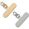 CHUQING Catena per telefono cellulare cuscinetto universale 2 pezzi cerotto per telefono cellulare Oro e argento