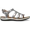 Geox Sandalo da donna Vega D piatto, argento, 41 EU