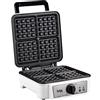 Gadgy Piastra Waffle 1200W - Macchina per Waffles con Rivestimento Antiaderente - Per 4 Cialde di Bruxelles 8x8cm - Waffle Maker Bianca - Facile da Usare e Pulire