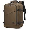 KONO Zaino Ryanair 40x30x20, Bagaglio a Mano, Marrone