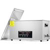 CREWORKS 22L Pulitore Ultrasuoni con Riscaldatore e Timer 480W Vasca Ultrasuoni in Acciaio Inossidabile con Modalità Degas e Delicata per Gioielli Occhiali Orologi Laboratorio Ricambi di Auto