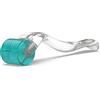 AUDUODUO® Derma roller 192 aghi veri 0,3 mm con aghi Real Silver per pelle, barba e capelli