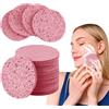 Haocjanc 80 spugne per il viso, tamponi struccanti in cellulosa, spugne compresse per il viso, spugna naturale per la cura quotidiana della pelle e struccante Gesi