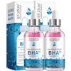 P-Beauty Cosmetic Accessories P-Beauty Siero antiimpurità BHA 2% di acido salicilico esfoliante contro punti neri e brufoli, liquido esfoliante anti anti anti mitneri, brufoli e pori ostruiti - scrub viso per pelli impure (2 x 30