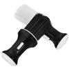 DEEPCRAFF Spazzola da Collo per Parrucchiere Polvere, 2 Pezzi | Fibra e Plastica, Base Stabile, Manico Ergonomico Antiscivolo e Testa Riempibile per Salone