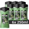 AXE Domestos Axe gel doccia anti di una notte da leoni 250 ML, confezione da (6 X 250 ML)