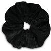 SXQLYH Scrunchie XXL in velluto, elastico in velluto, 17 cm, spesso, morbido, comodo, per coda di cavallo, da donna, per capelli lunghi e spessi (nero)