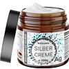 BMUT 1 crema argento colloidale da 100 g con 40 ppm (25%) in barattolo di vetro, 100% colloidale e stabile, altamente efficace DAC/crema d'argento colloidale, cosmetico