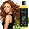 RILSIC 500ML Shampoo Rosmarino & Cipolla, Rosemary Shampoo, Naturale, Addensante e Rinforzante con Cheratina Idrolizzata per Donna Uomo Capelli Diradati/Grassi/Perdita di Capelli (Orange)