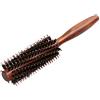 luosh Spazzola rotonda per capelli 6 tipi di pettine dritto in twill Setole di cinghiale naturali Soffiatura per arricciature fai-da-te parrucchiere styling strumento
