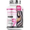 Vitastrong. Biotina Capelli e Unghie 450 Micro Compresse (15 Mesi), 1 al Giorno, Alta Concentrazione, Biotina Complex Premium con Cheratina, Selenio, Zinco, Rame, Bambù, Vitamine e Minerali, Qualità Vitastrong