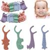 SIXHAOBU 80 pezzi Filo interdentale per bambini,filo interdentale Bambini Archetti stick di filo interdentale Filo interdentale Forcella interdentale per la pulizia degli spazi interdentali
