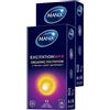 MANIX Set di 2 confezioni da 12 preservativi eccitazione Max