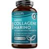Nutravita Collagene Marino con Acido Ialuronico 1400mg | 120 compresse - Tipo 1 - Con vitamina C e biotina