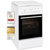 Exquisit EH 11.3-4 | Forno elettrico | 50 cm | Piano cottura di massa | 50 L | Bianco
