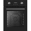 PKM EBO6-45 - Forno da incasso da 50 litri, larghezza di montaggio 45 cm, calore superiore e inferiore, grill, ricircolo, con display e timer, classe di efficienza energetica A